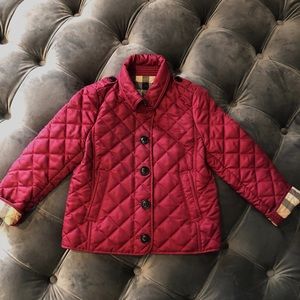 Burberry quilted coat